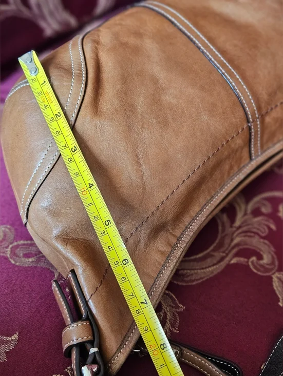 Coach Soho Leather Small Hobo Bag (Style #9464) Scarf included - Picture 13 of 16